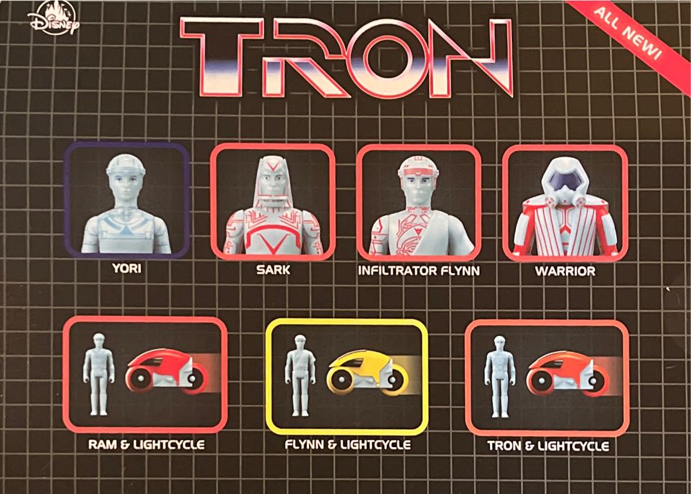 Ram & Lightcycle Tron Reaction Super 7 - Super 7 action figure collectible [Barcode 840049829992] - Main Image 2
