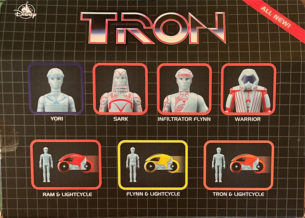 Tron & Lightcycle Tron Reaction Super 7 - Super 7 action figure collectible [Barcode 840049830011] - Main Image 2
