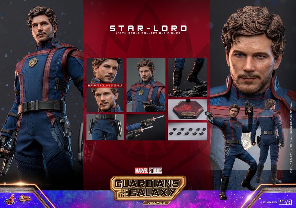 Star-Lord - Hot Toys (Guardians Of The Galaxy Vol 3) action figure collectible - Main Image 4