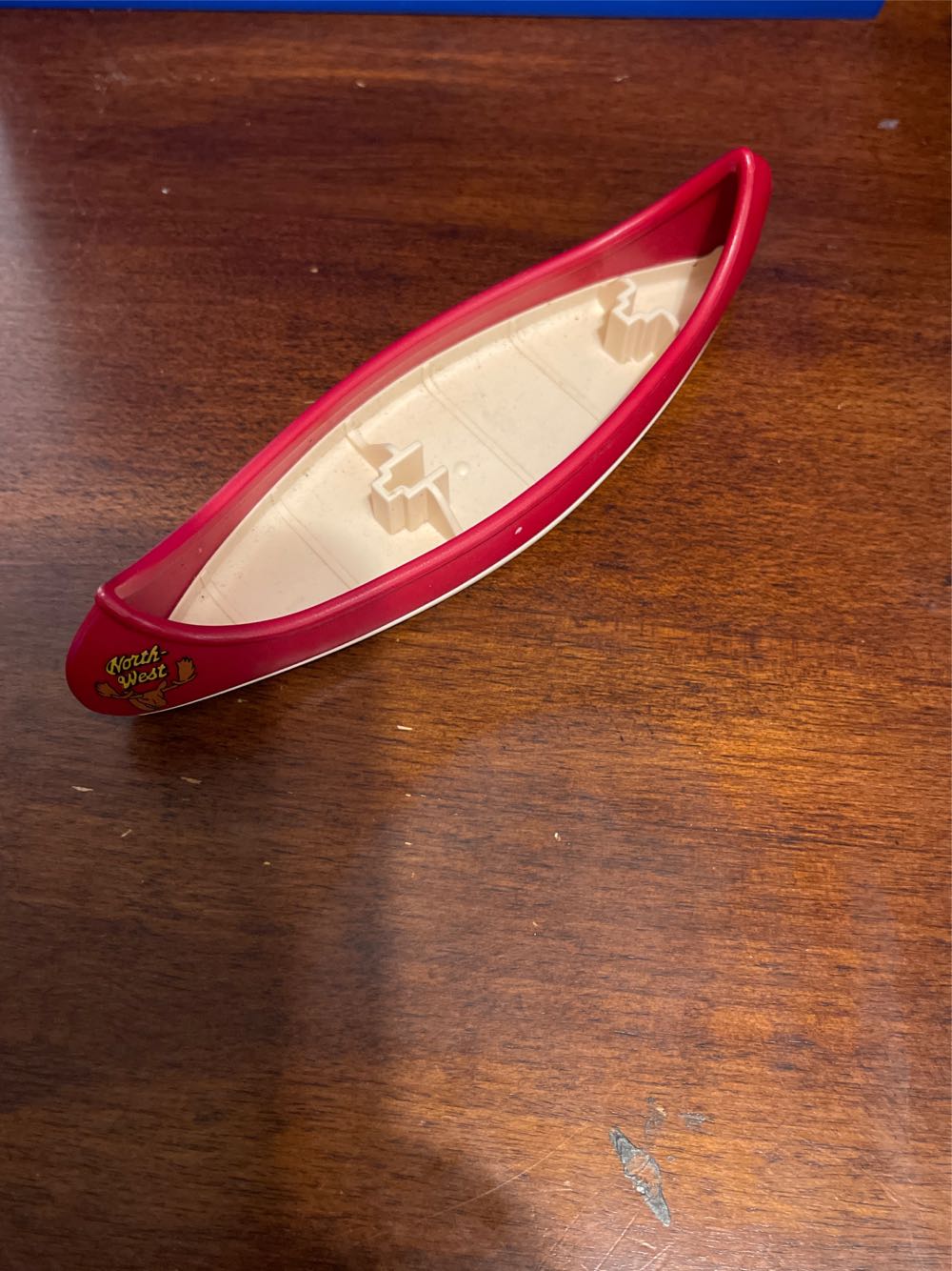 GEOBRA PLAYMOBIL RED CANOE NORTHWEST INDIAN 1996 - Playmobil action figure collectible - Main Image 2