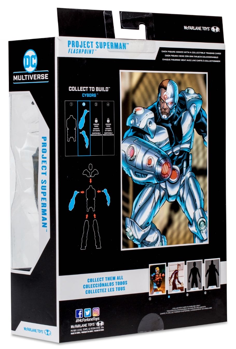 DC Multiverse Gold Label FlashPoint Series PROJECT SUPERMAN (BAF Cyborg Wave) - Mcfarlane (DC Multiverse) action figure collectible - Main Image 2