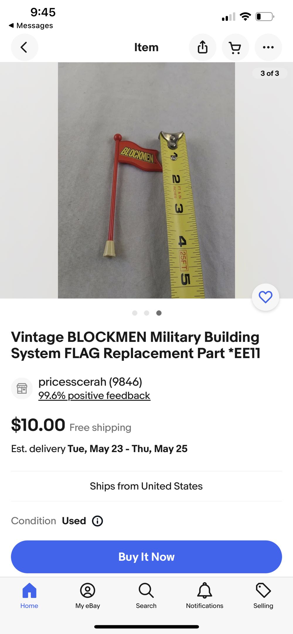 BLOCKMEN Military Building System FLAG Replacement Part *EE11  (Blockmen) action figure collectible - Main Image 2