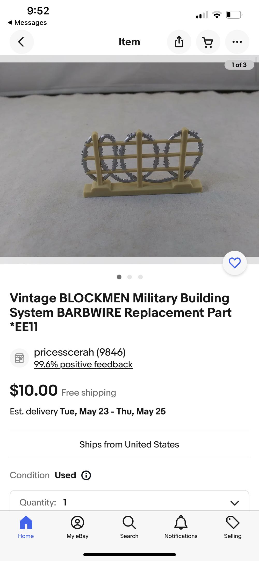 BLOCKMEN Military Building System BARBWIRE Replacement Part *EE11  (Blockmen) action figure collectible - Main Image 3
