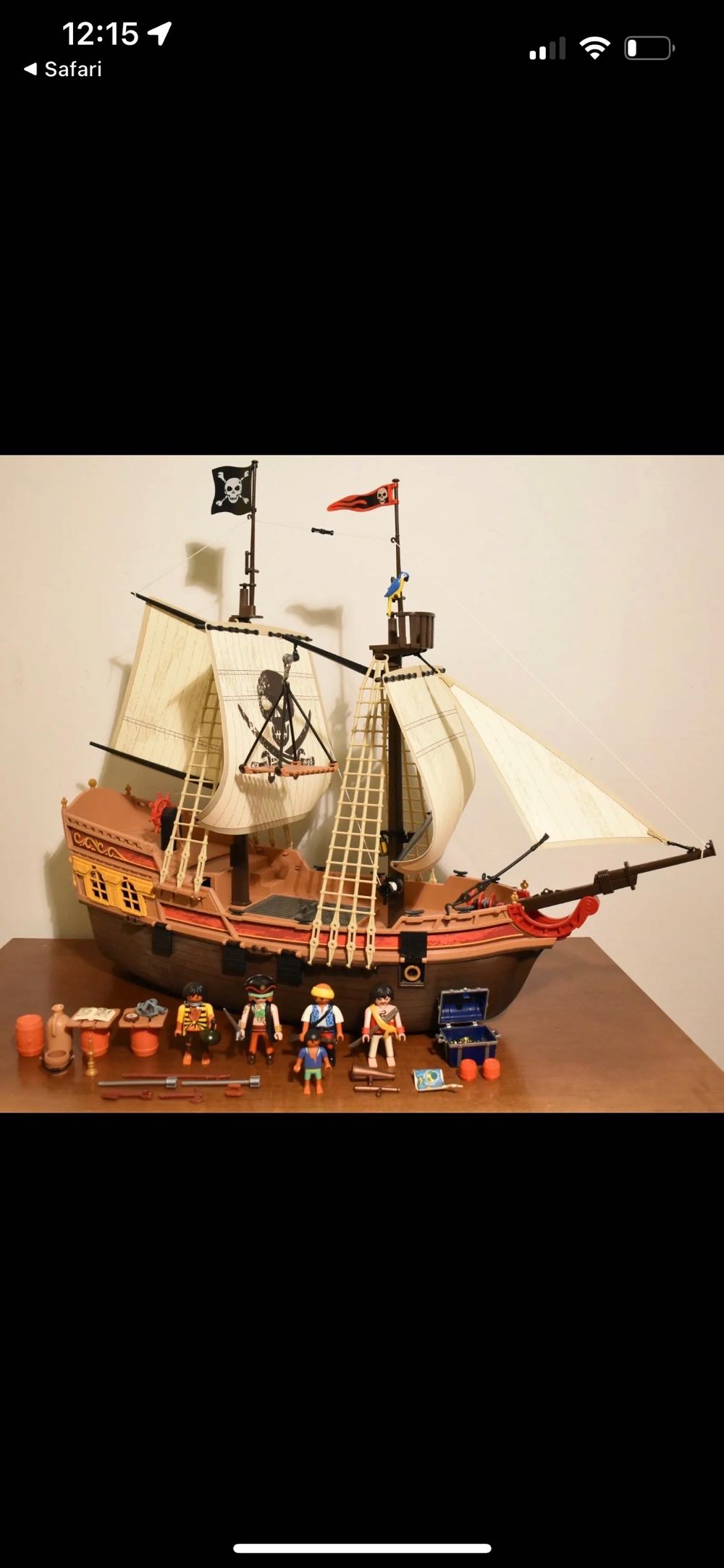 Fisher Price Great Adventures Pirate Ship ~ Rope Ladders ~ Nets ~ Rigging - Fisher-price (Great Adventures Pirate Ship) action figure collectible - Main Image 4