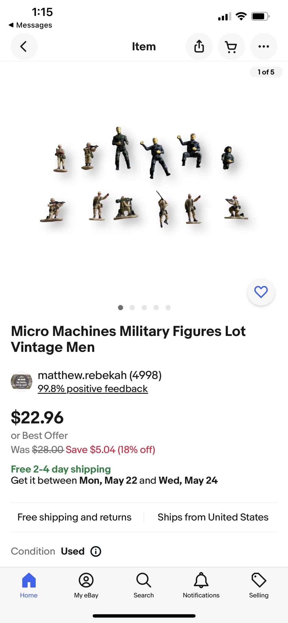 Micro Machines Military Figures Lot Vintage Men - Micro Machines action figure collectible - Main Image 2