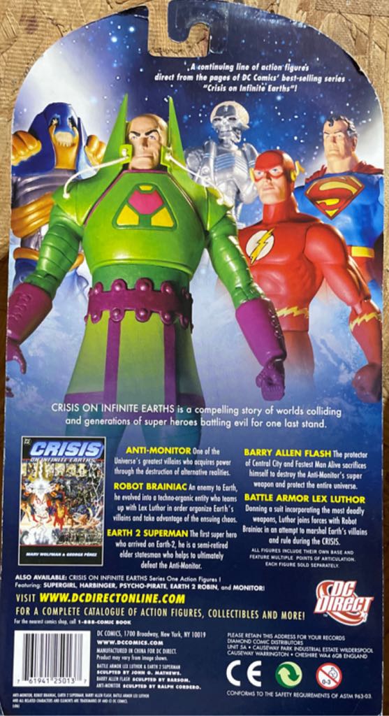 Barry Allen Flash  (DC Direct Crisis On Infinite Earths) action figure collectible [Barcode 761941250137] - Main Image 2