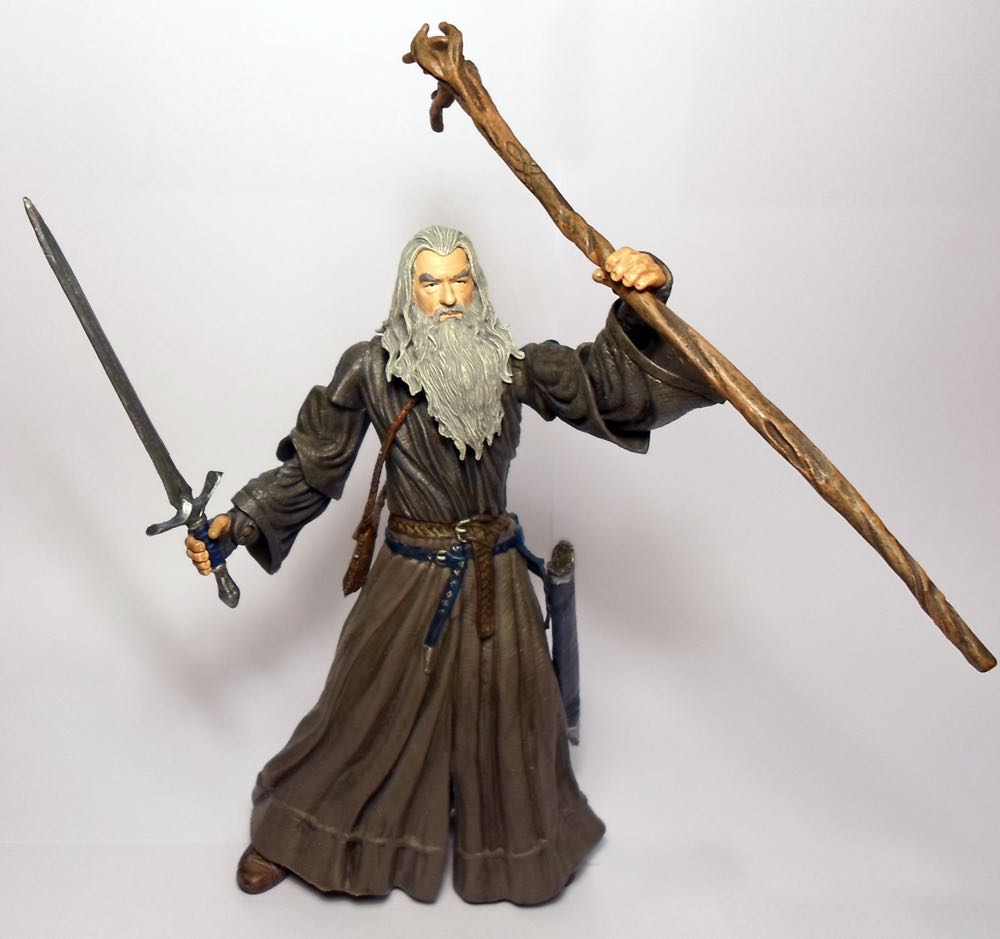 Gandalf The Grey - Toy Biz (LOTR: The Fellowship Of The Ring) action figure collectible [Barcode 035112814863] - Main Image 4