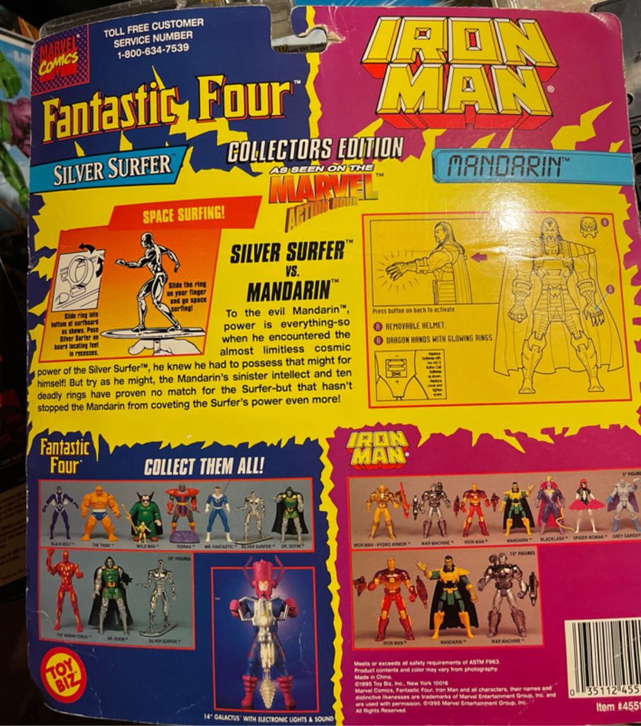 Surfer Mandarin  action figure collectible [Barcode 035112455134] - Main Image 2