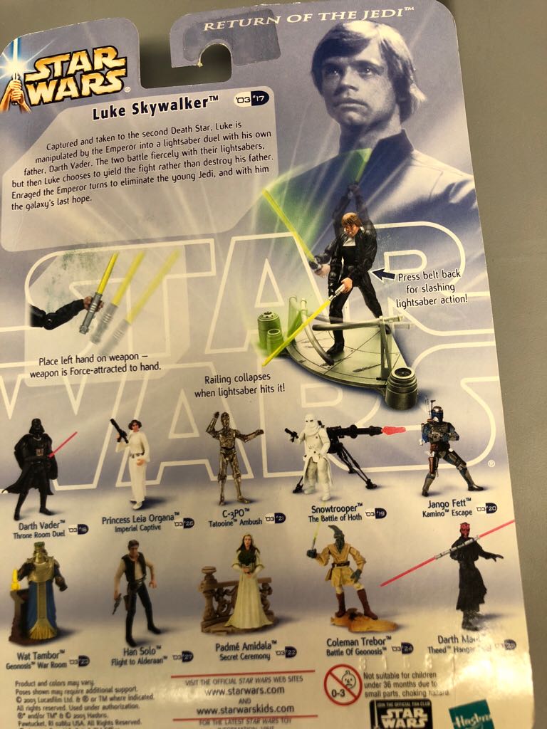 Star Wars Return Of The Jedi Throne Room Dual - Hasbro (Luke Skywalker) action figure collectible - Main Image 2