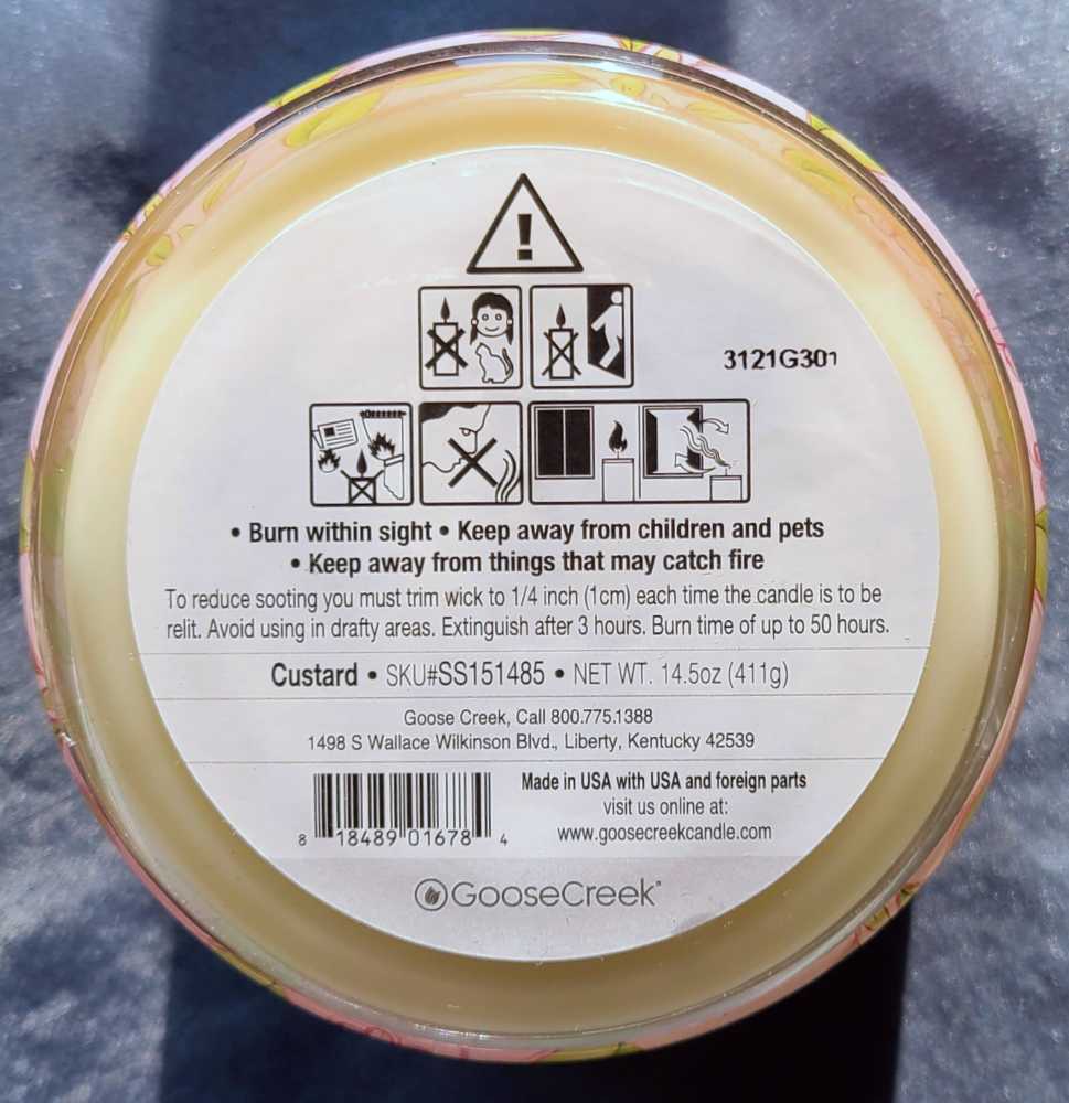 CANDLE: Goosecreek Summer Strawberry Shortcake Custard 2023 - Goose Creek Candle (Summer Candles) action figure collectible - Main Image 2