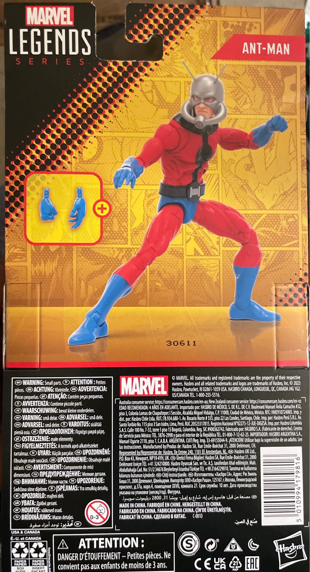 Marvel Legends The Astonishing Ant-Man (Classic) - Hasbro (The Astonishing Ant-Man) action figure collectible [Barcode 5010994179816] - Main Image 2