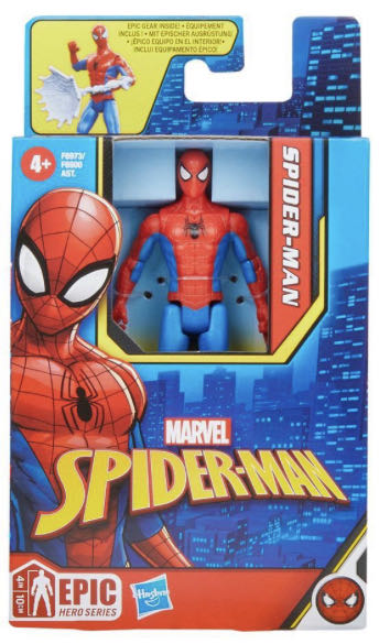 Spider-Man Epic Series - Spider-Man (Classic) - Hasbro (Marvel Epic Hero Series) action figure collectible [Barcode 5010994186098] - Main Image 2