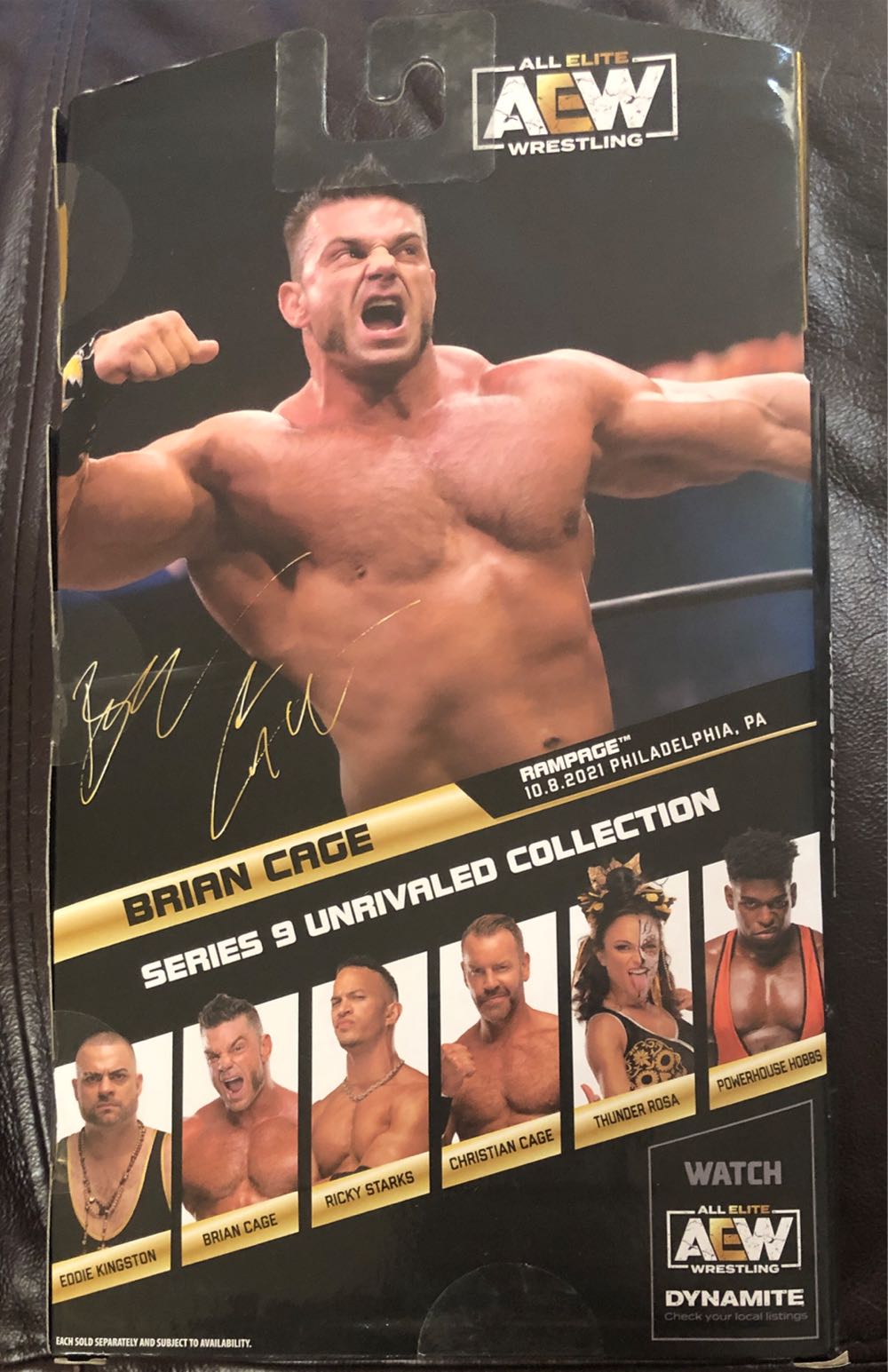 Brian Cage -AEW Unrivaled #74 - Jazwares (AEW Unrivaled Collection Series 9) action figure collectible [Barcode 191726376880] - Main Image 2