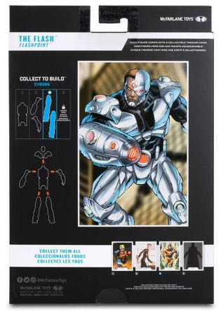 McFarlane DC Multiverse The Flash (Barry Allen) Cyborg BAF Wave - McFarlane Toys (Flashpoint) action figure collectible [Barcode 787926156430] - Main Image 2