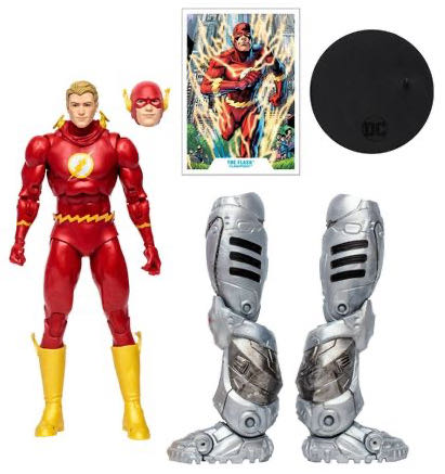 McFarlane DC Multiverse The Flash (Barry Allen) Cyborg BAF Wave - McFarlane Toys (Flashpoint) action figure collectible [Barcode 787926156430] - Main Image 3