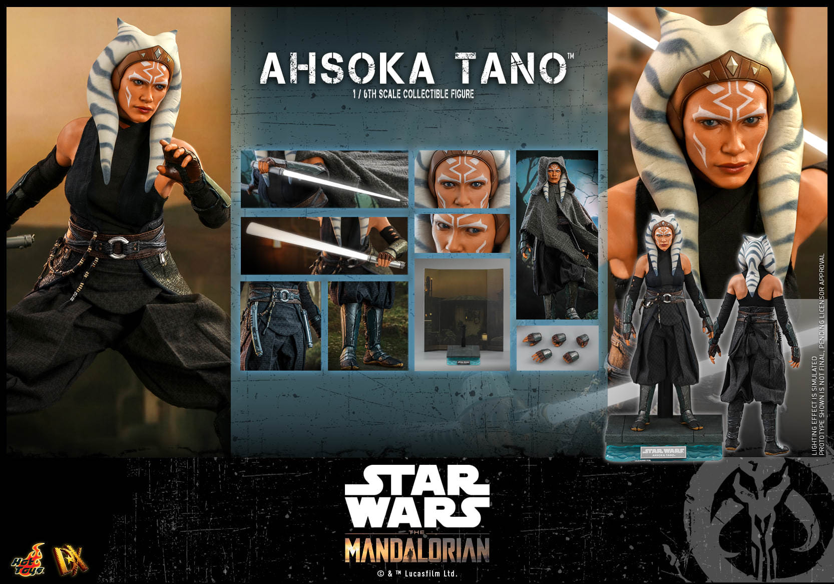 Ahsoka Tano - Hot Toys / Sideshow (Star Wars) action figure collectible [Barcode 4895228607805] - Main Image 4