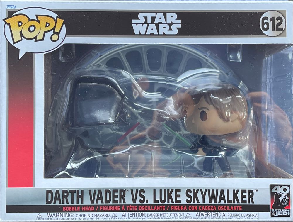 Star Wars Return Of The Jedi 40th Anniversary Darth Vader Vs. Luke Skywalker - Funko (Star Wars) action figure collectible [Barcode 889698707435] - Main Image 2