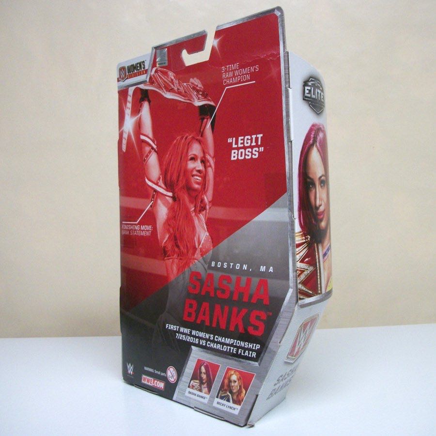 Sasha Banks - WWE Mattel (WWE Elite Women’s Division) action figure collectible - Main Image 2