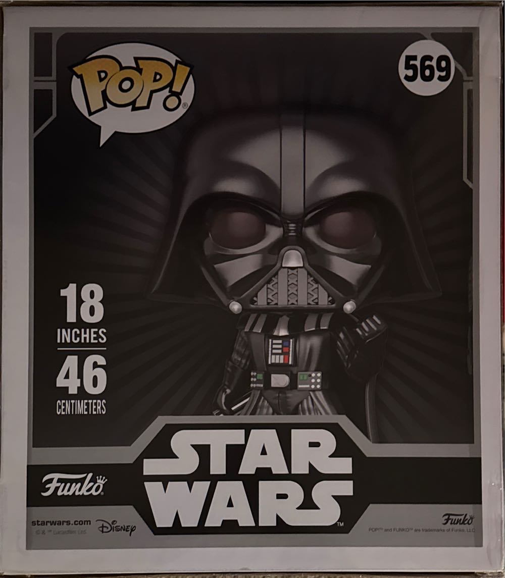 Darth Vader #569 - Funko (Star Wars) action figure collectible [Barcode 889698669047] - Main Image 2