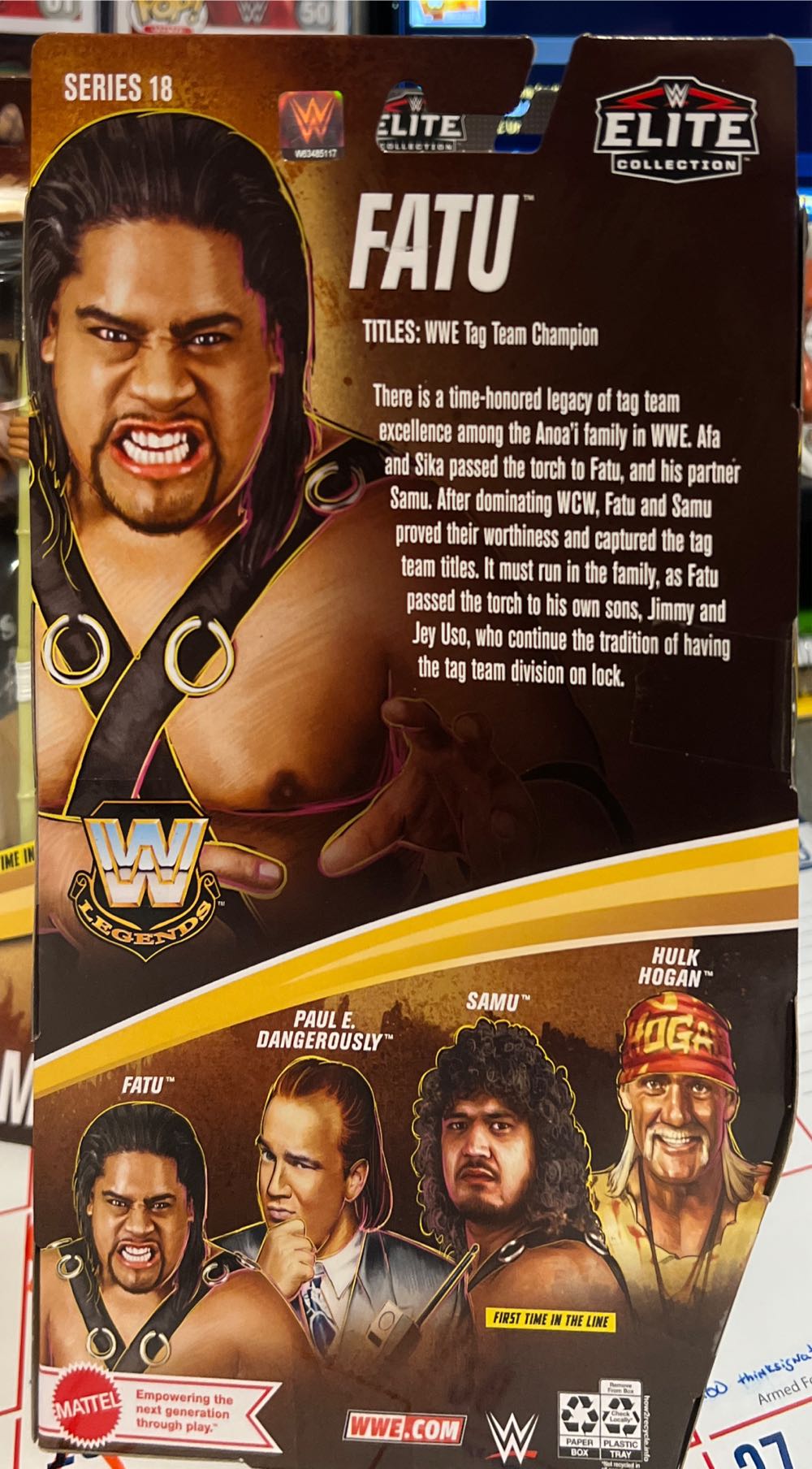 Fatu - Mattel Wwe (WWE) action figure collectible - Main Image 2