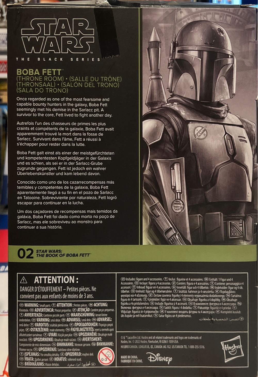 Boba Fett (The Book of Boba Fett) - Hasbro (Star Wars: The Black Series) action figure collectible - Main Image 2