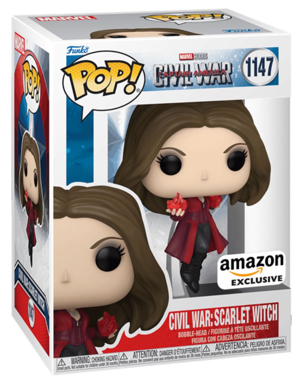 Civil War: Scarlet Witch (Captain America Civil War) 1147 Amazon Exclusive  action figure collectible [Barcode 889698700917] - Main Image 2