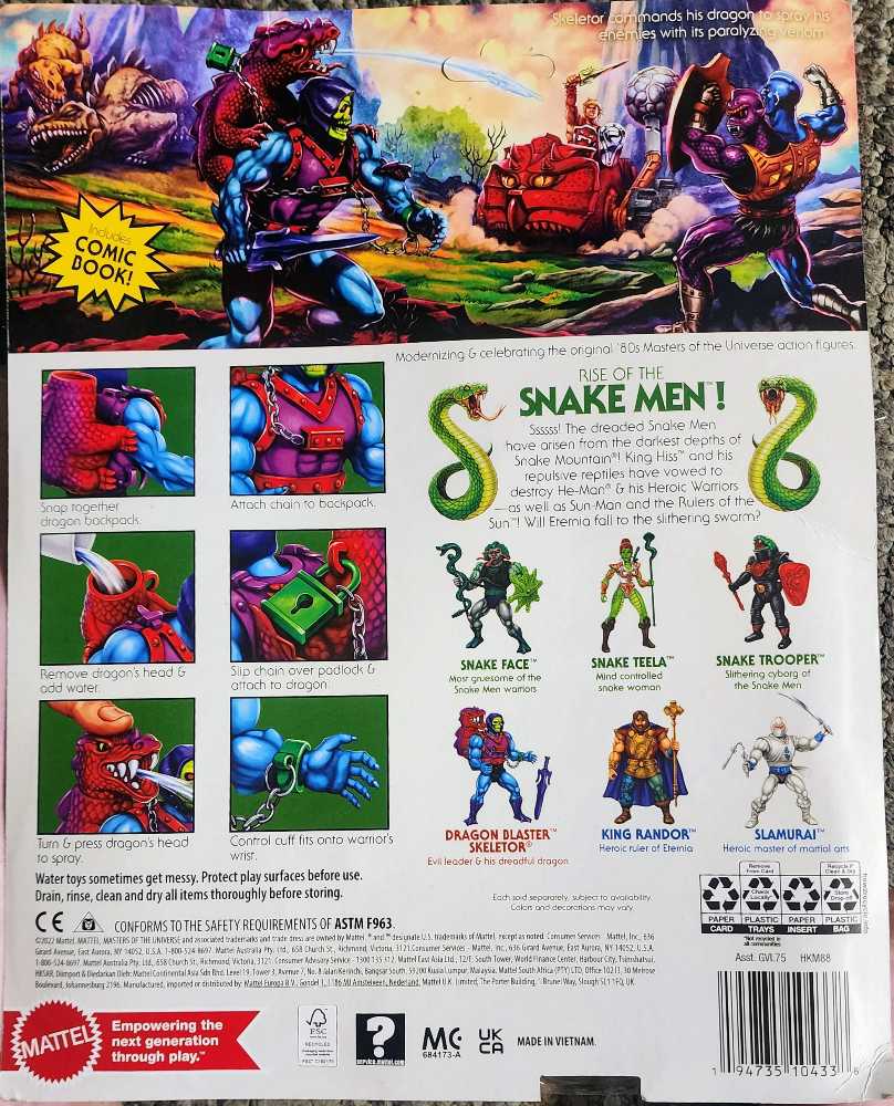 Skeletor (Dragon Blaster) - Mattel (Masters Of The Universe) action figure collectible [Barcode 194735104338] - Main Image 2