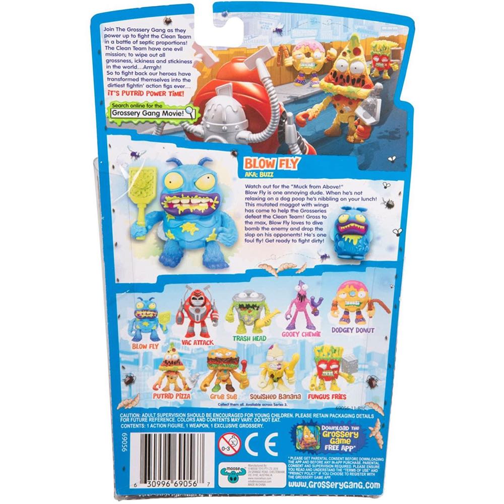 Grossery Gang: Blow Fly (Powered Up) - Moose Toys (Grossery Gang: Putrid Power) action figure collectible - Main Image 3