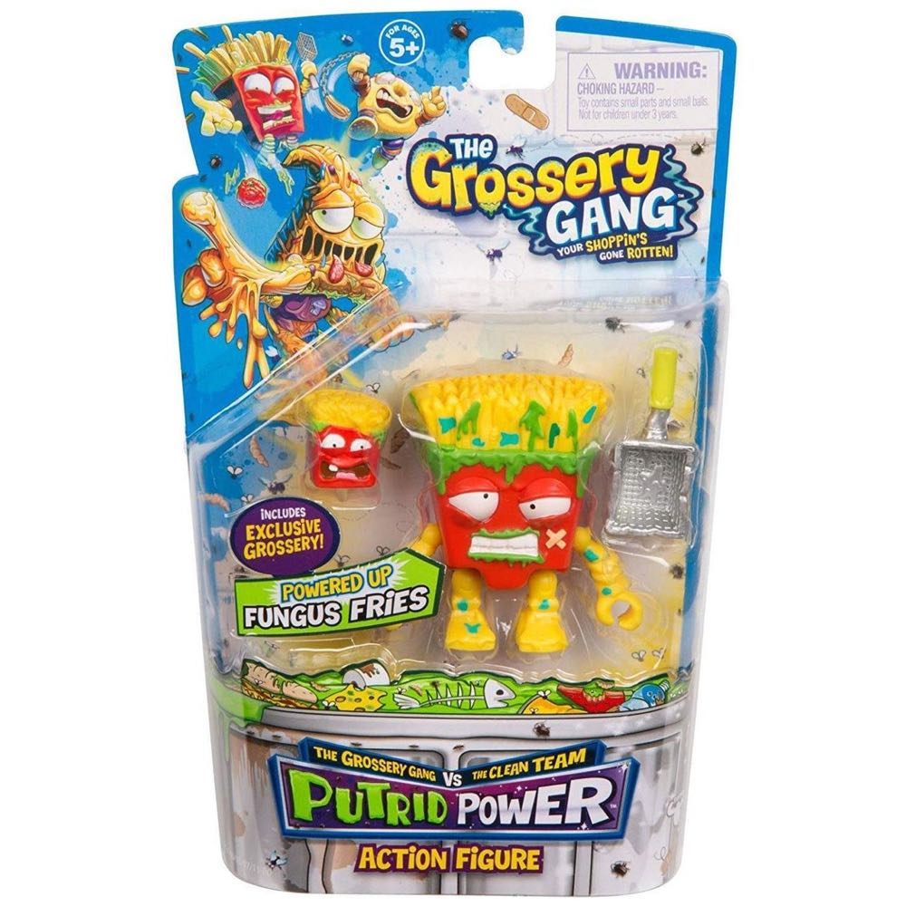 Grossery Gang: Fungus Fries (Powered Up) - Moose Toys (Grossery Gang: Putrid Power) action figure collectible - Main Image 2