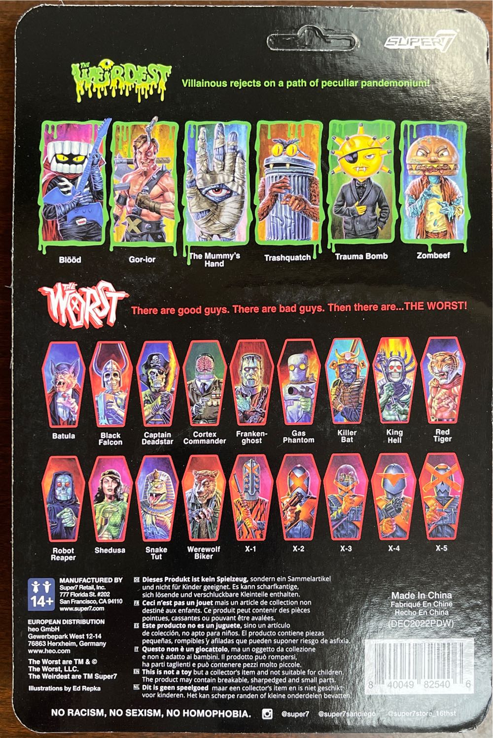 Blööd The Weirdest - Super 7 action figure collectible [Barcode 840049825406] - Main Image 2