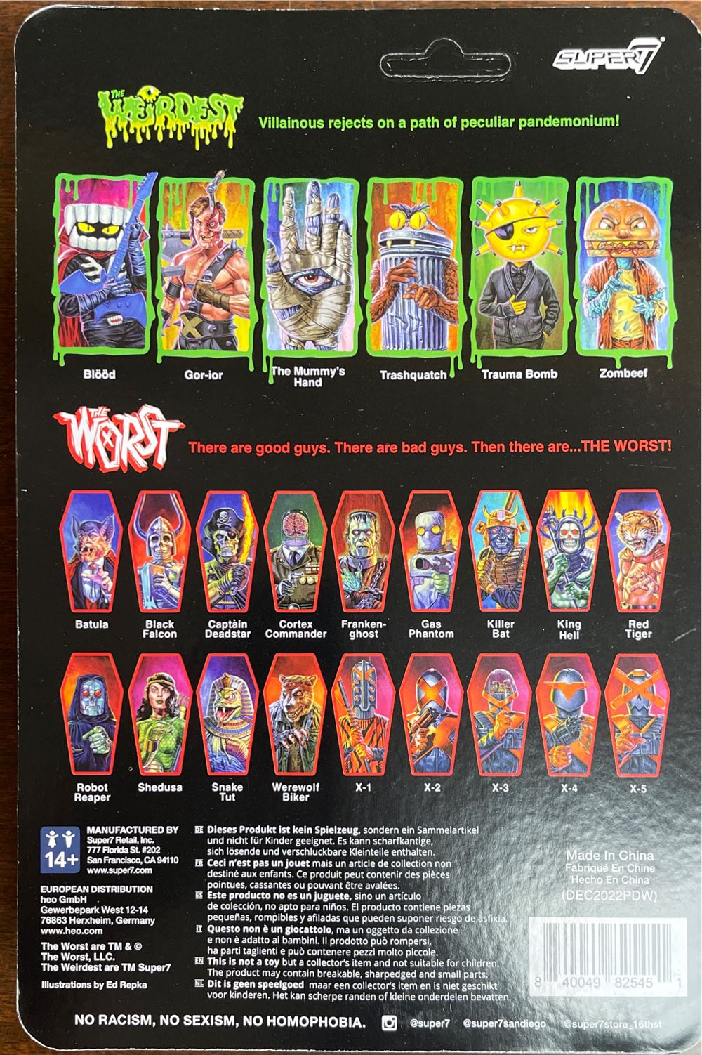 Trashquatch The Weirdest - Super 7 action figure collectible [Barcode 840049825451] - Main Image 2