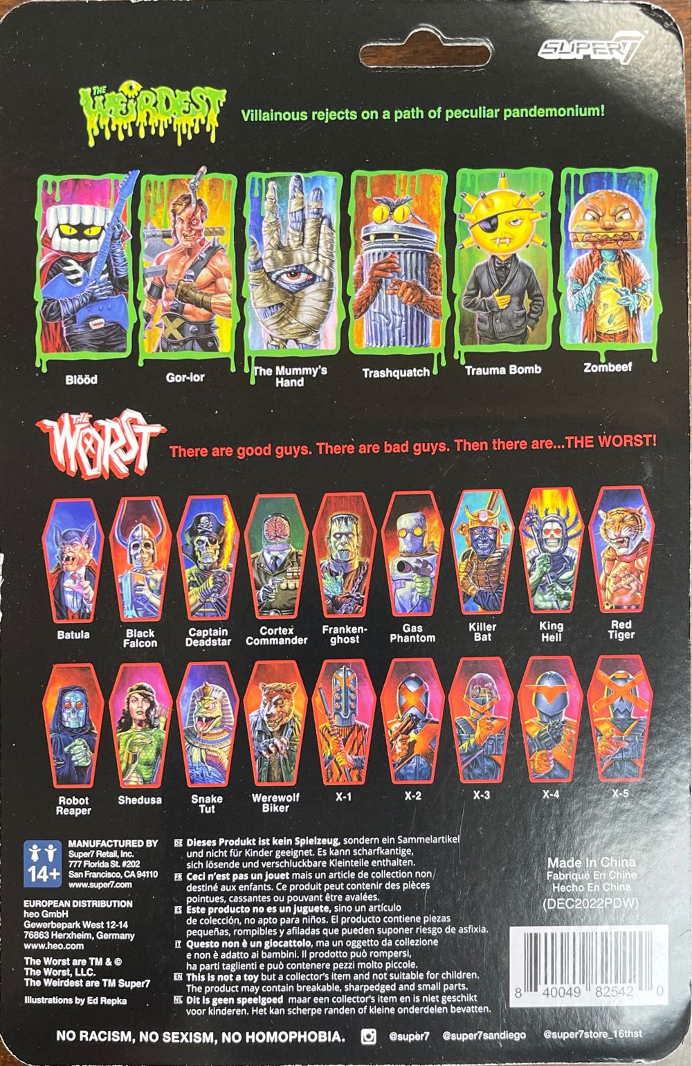 Gor-Ior The Weirdest - Super 7 action figure collectible [Barcode 840049825420] - Main Image 2