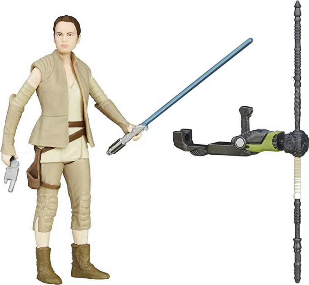 Rey (Resistance Outfit) - Hasbro (The Force Awakens (3.75”)) action figure collectible [Barcode 5010994918217] - Main Image 2