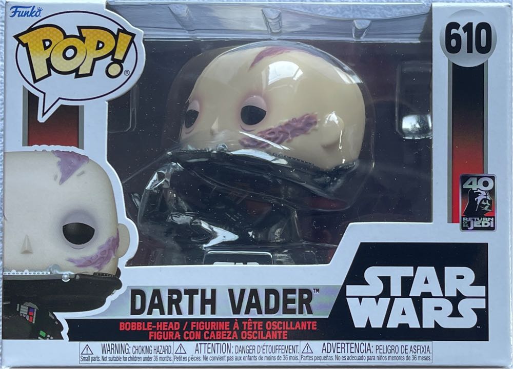 Star Wars- Darth Vader Funko 610 - Funko (Star Wars) (Star Wars) action figure collectible [Barcode 889698707503] - Main Image 2