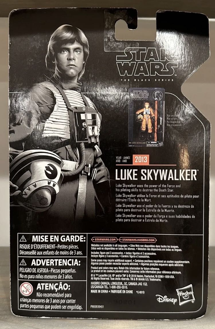 Luke Skywalker (X-Wing Pilot) TBS Archive - Hasbro (Star Wars Episode IV: A New Hope) action figure collectible - Main Image 2