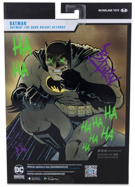 Batman (TDKR - Jokerized) - McFarlane Toys (McFarlane Gold Label Collection) action figure collectible [Barcode 787926000160] - Main Image 2