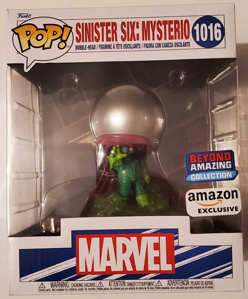 Funko Pop! MARVEL Sinister Six #4: Mysterio 1016 Beyond Amazing Collection (Amazon Exclusive) - Funko (Spider-Man) action figure collectible [Barcode 889698609050] - Main Image 2