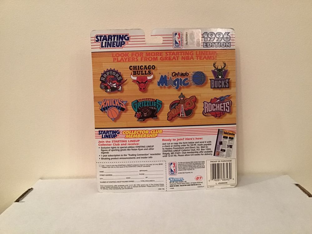 Larry Johnson - Kenner action figure collectible - Main Image 2