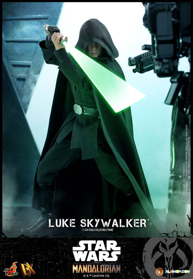 Luke Skywalker The Mandalorian - Hot Toys / Sideshow action figure collectible [Barcode 4895228609007] - Main Image 3