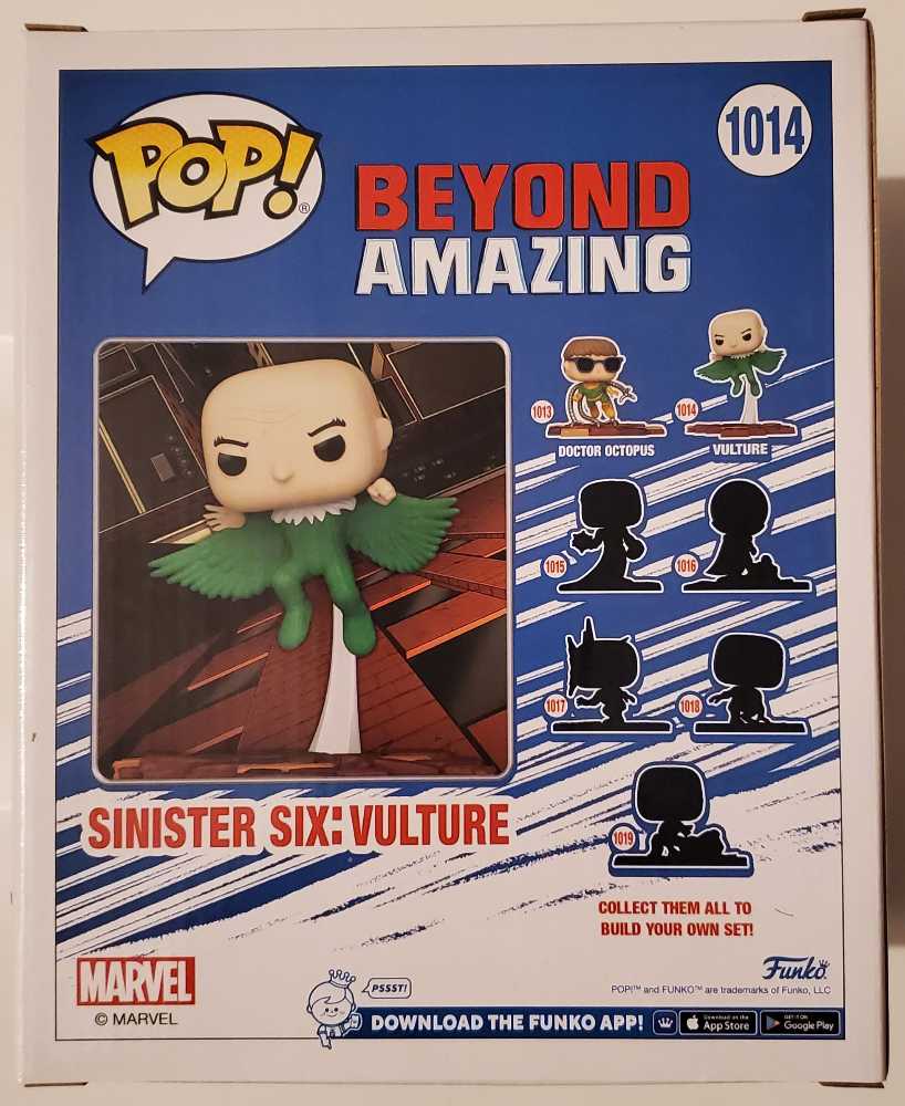 Funko Pop! MARVEL Sinister Six #2: Vulture 1015 Beyond Amazing Collection (Amazon Exclusive) - Funko (Spider-Man) action figure collectible [Barcode 889698609036] - Main Image 4
