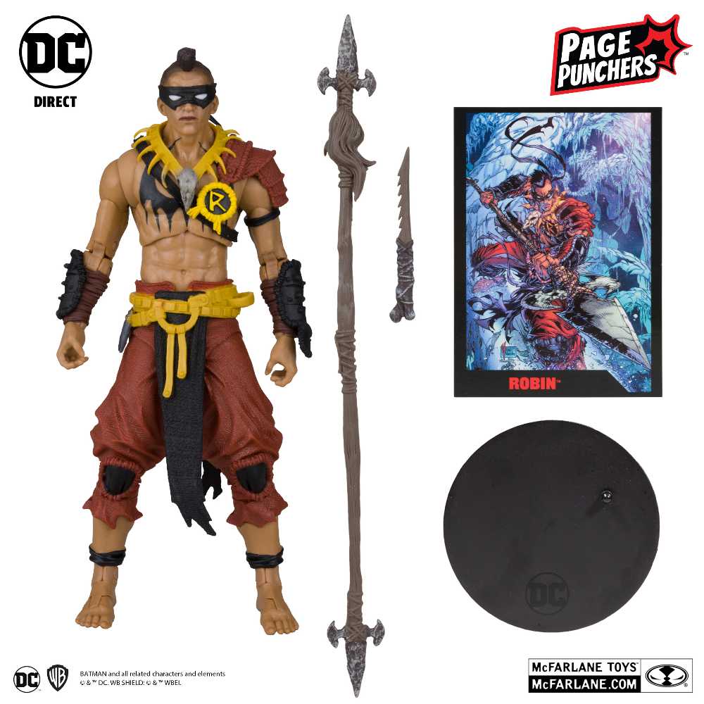 DC Page Punchers - Robin (Fighting The Frozen) - McFarlane Toys (DC Direct) action figure collectible [Barcode 787926159226] - Main Image 3