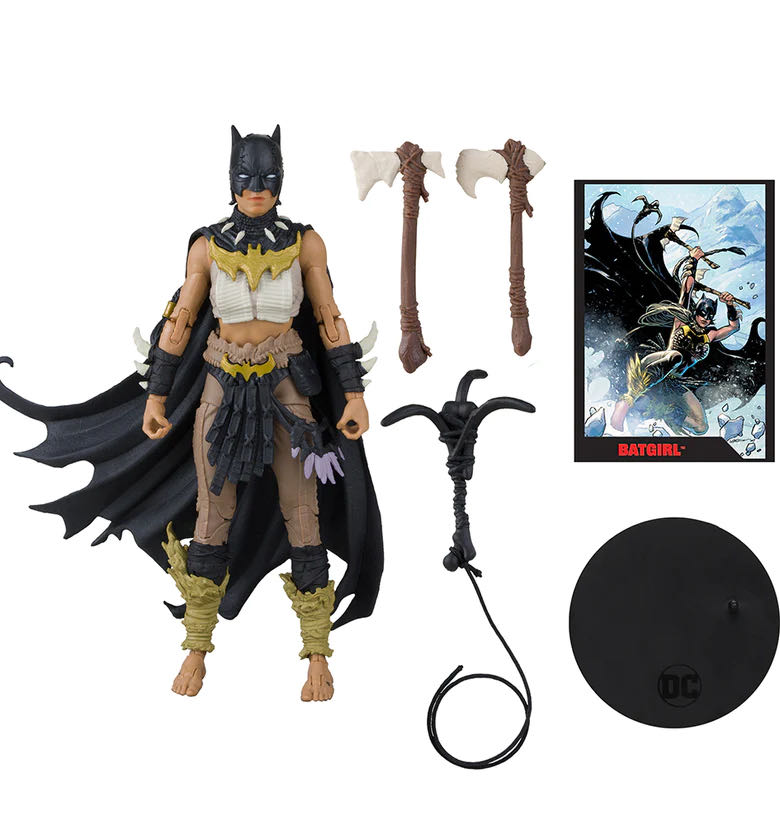 Batgirl w/Batman Fighting the Frozen Comic - Mcfarlane Dc Direct (DC Direct - DC Page Punchers (7 Inch)) action figure collectible [Barcode 787926159233] - Main Image 2