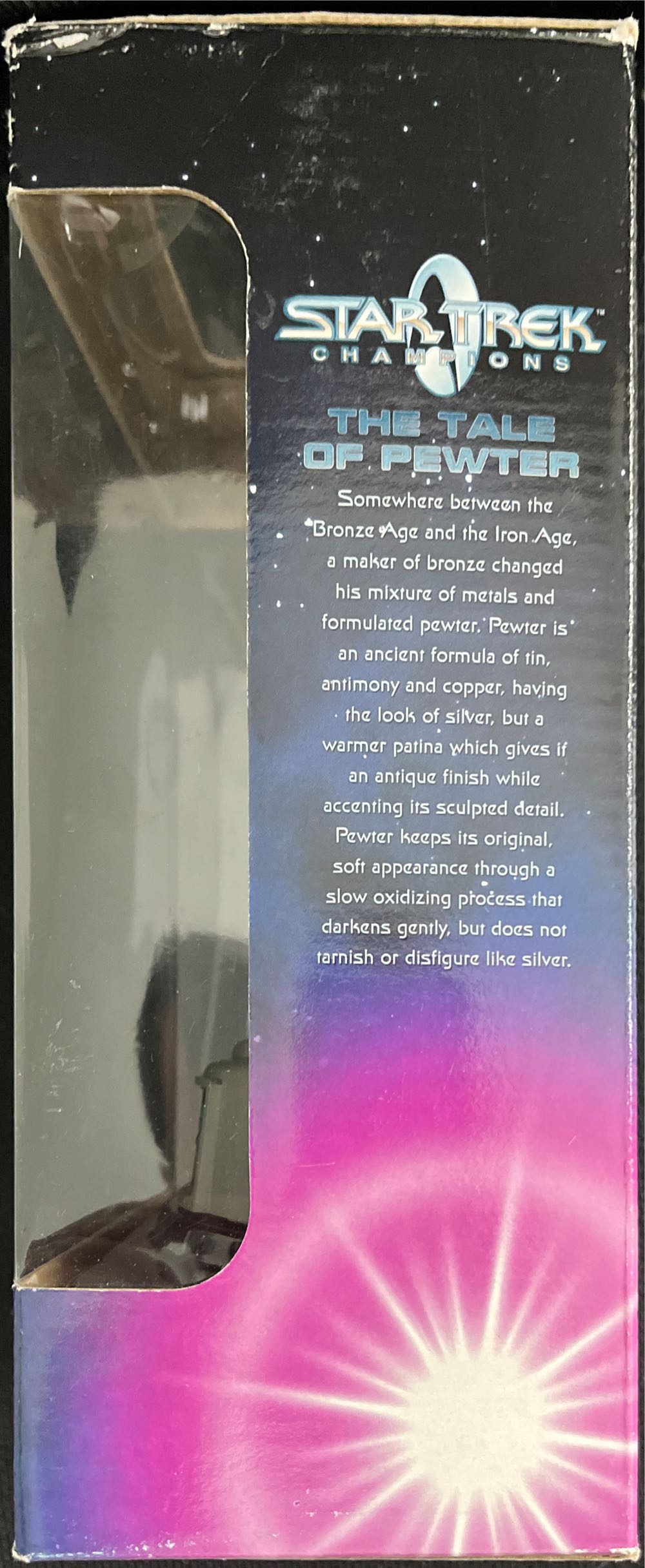 Spock - Star Trek Champions: Fine Pewter Limited Edition 1 of 9999 - Racing Champions (Star Trek) action figure collectible [Barcode 095949123019] - Main Image 3