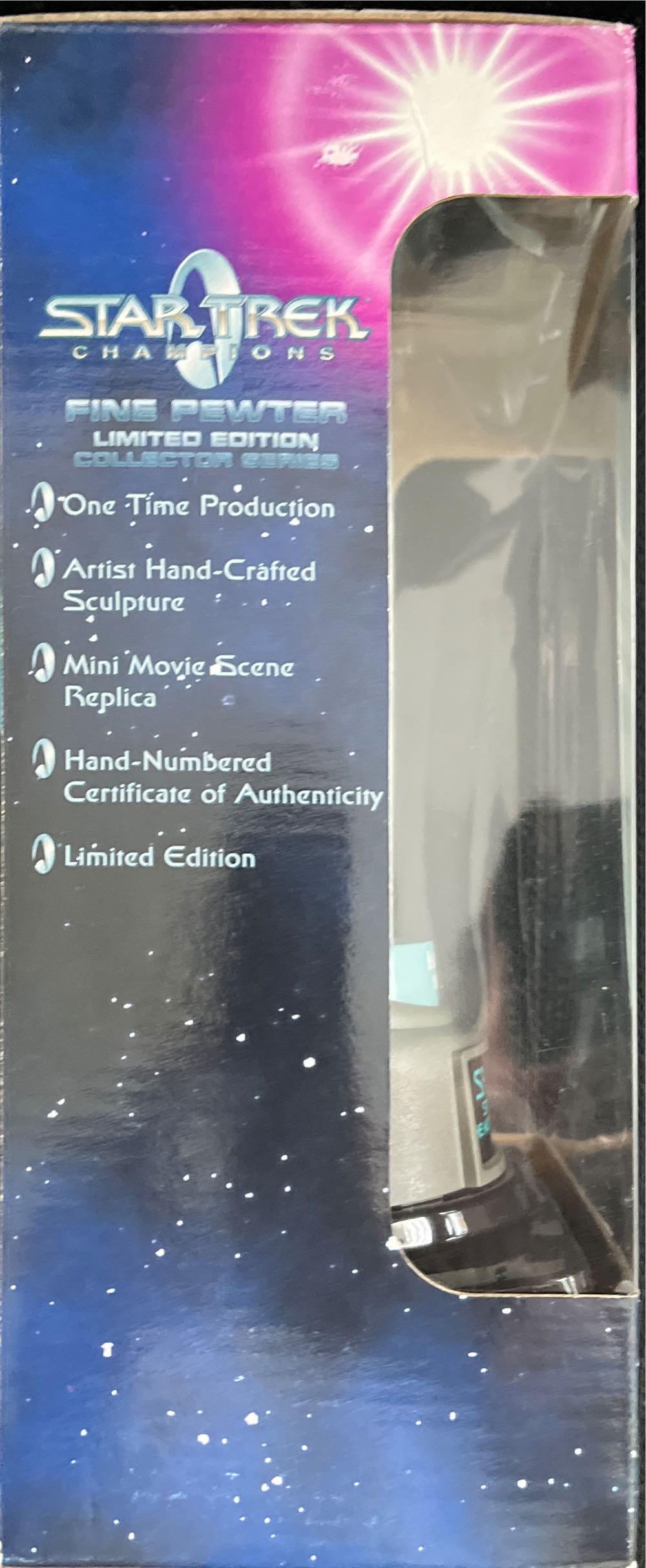 Spock - Star Trek Champions: Fine Pewter Limited Edition 1 of 9999 - Racing Champions (Star Trek) action figure collectible [Barcode 095949123019] - Main Image 4