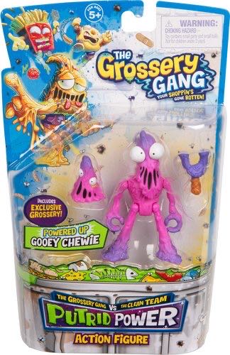 Grossery Gang: Gooey Chewie (Powered Up) - Moose Toys (Grossery Gang: Putrid Power) action figure collectible - Main Image 2