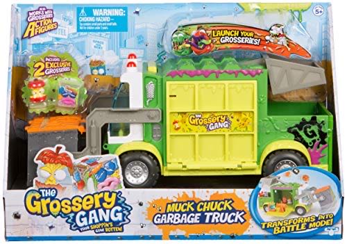 Grossery Gang: Muck Chuck Garbage Truck - Moose Toys (Grossery Gang) action figure collectible - Main Image 2