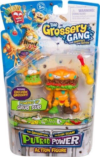 Grossery Gang: Powered Up Grub Sub - Moose Toys (Grossery Gang: Putrid Power) action figure collectible - Main Image 2