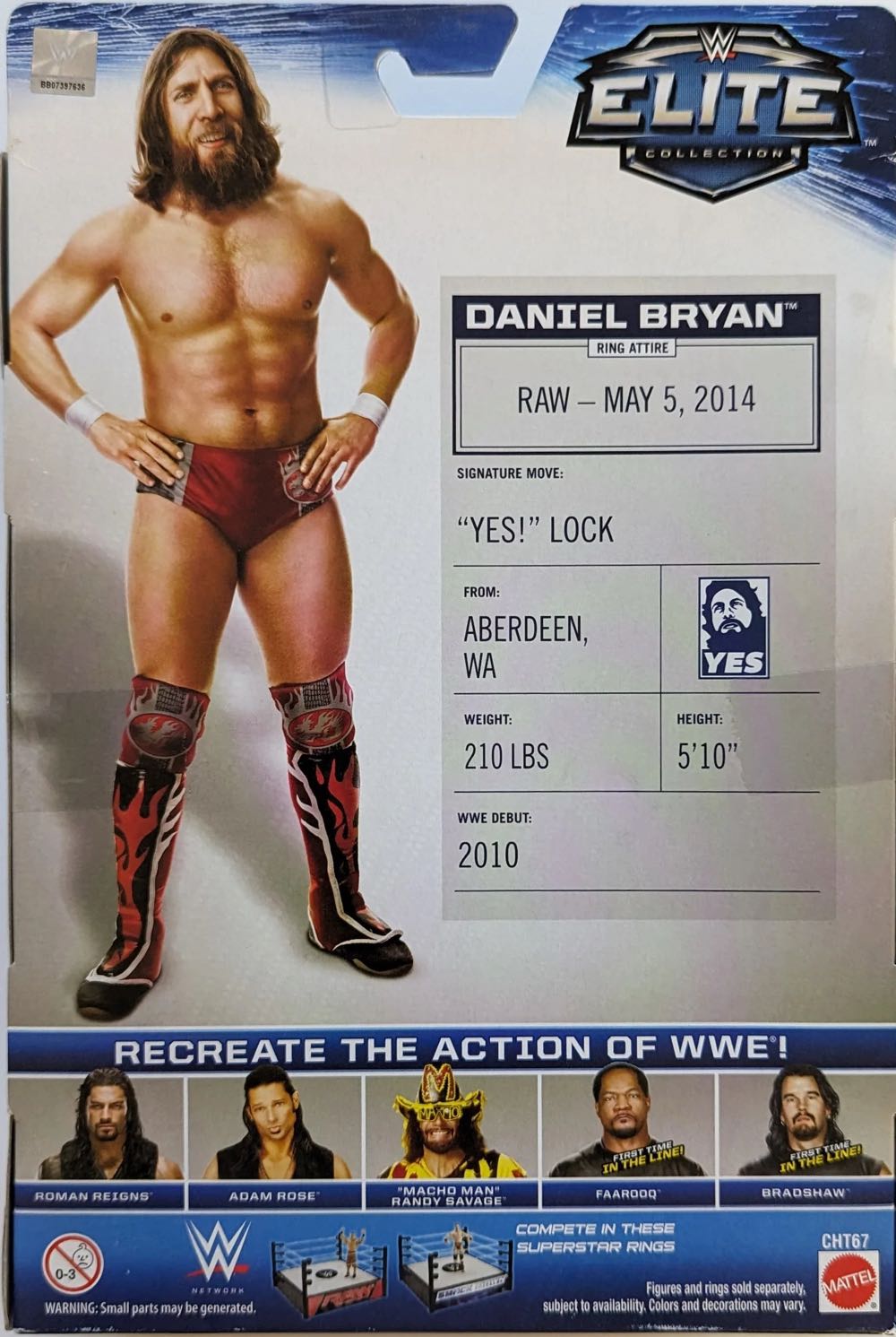 Daniel Bryan - Mattel (Mattel Elite Collection) action figure collectible - Main Image 2
