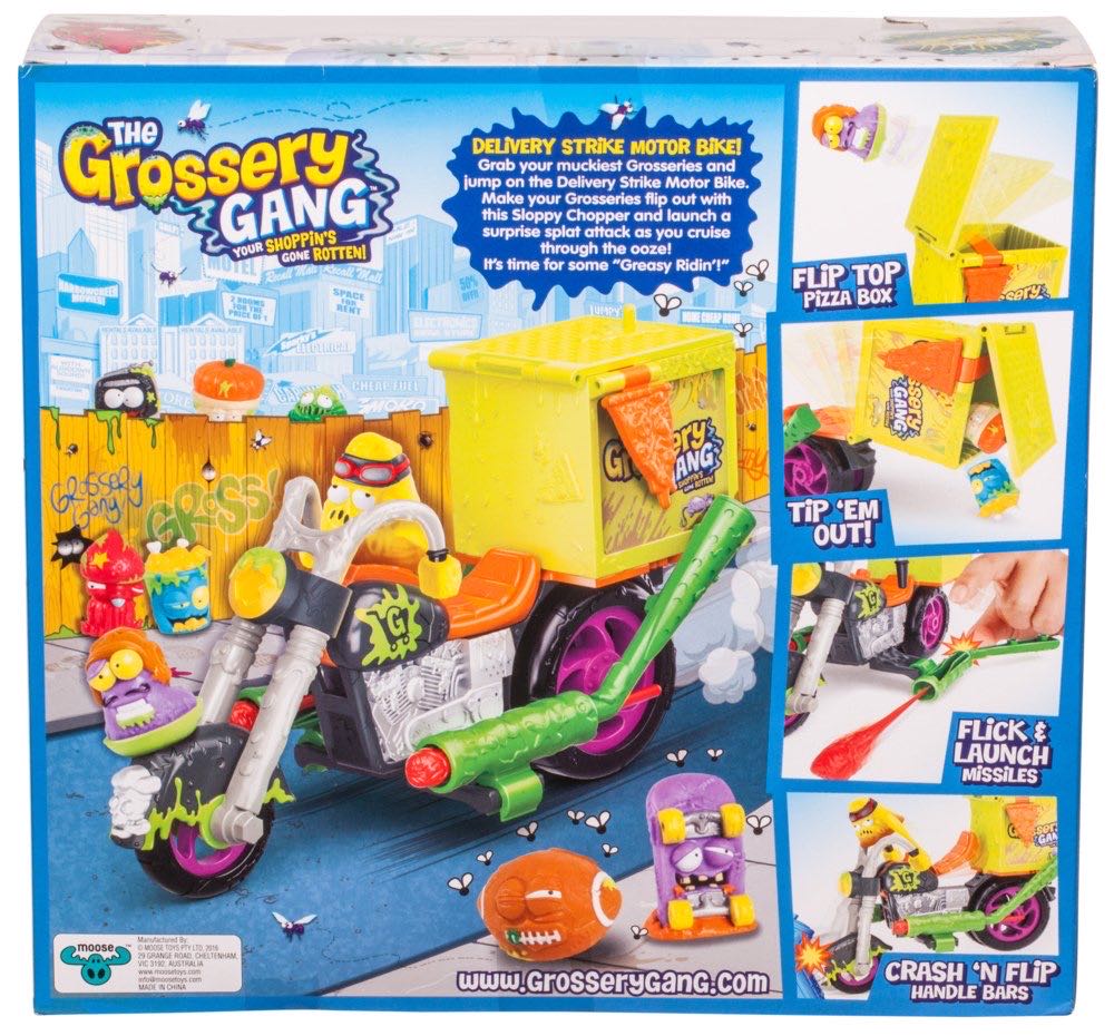 Grossery Gang: Delivery Strike Motor Bike - Moose Toys (Grossery Gang) action figure collectible - Main Image 3