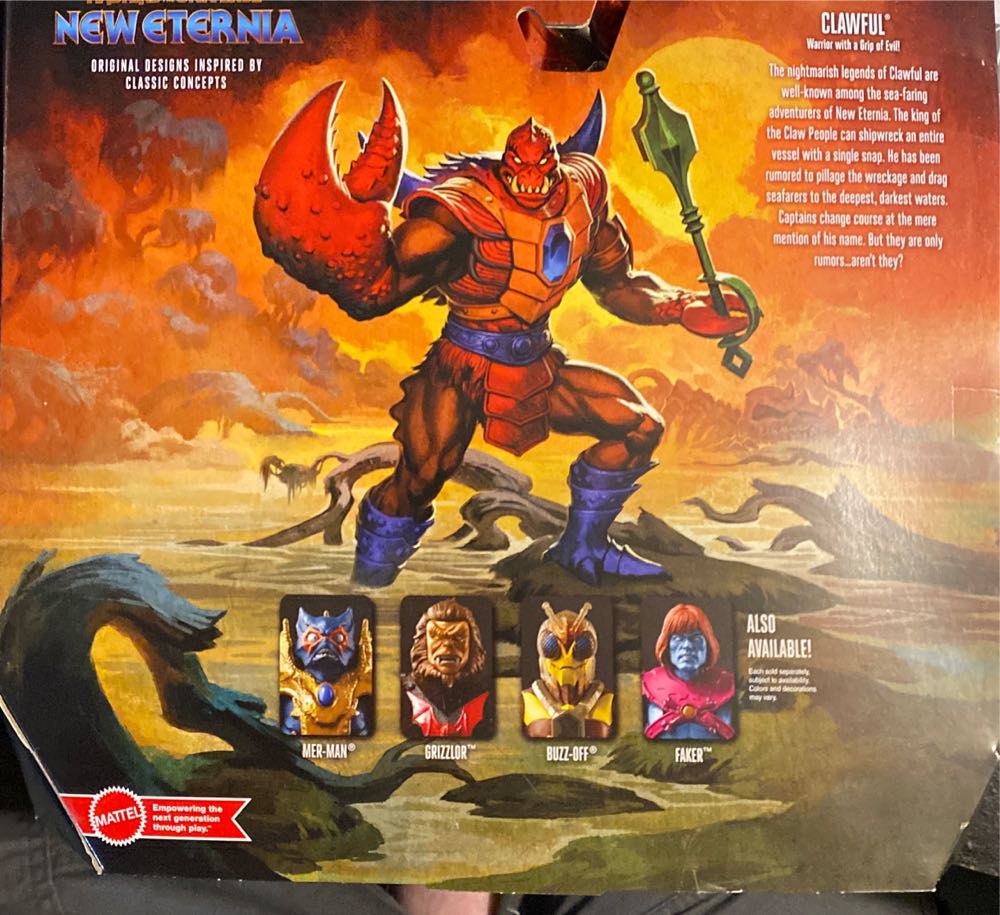 Clawful - Mattel (Masters of the Universe: Masterverse) action figure collectible [Barcode 194735111541] - Main Image 2